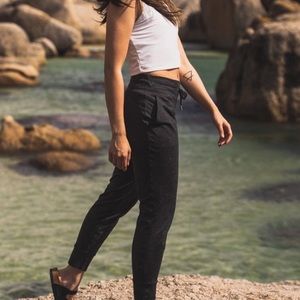 Lole Half Moon Black Heather Jogger Jogging Pants XL